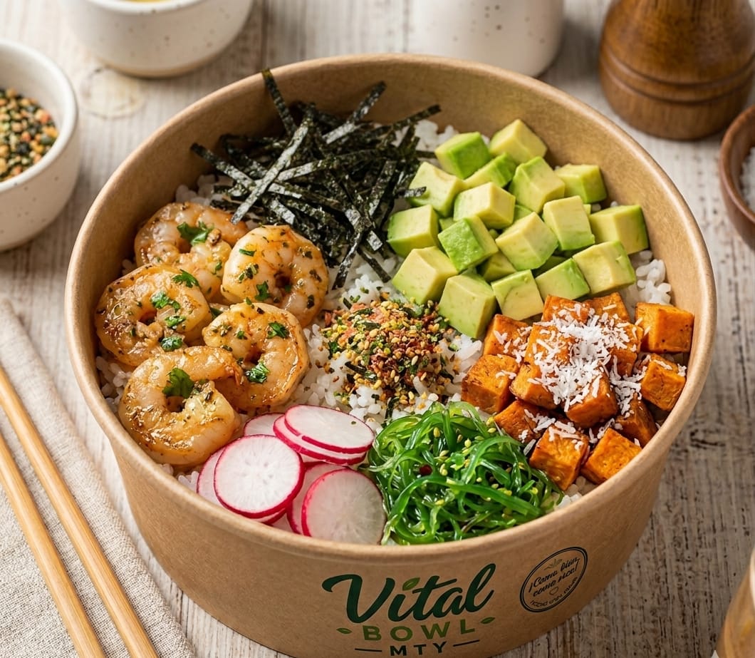 Poke bowl de Vital Bowl MTY en Monterrey 5