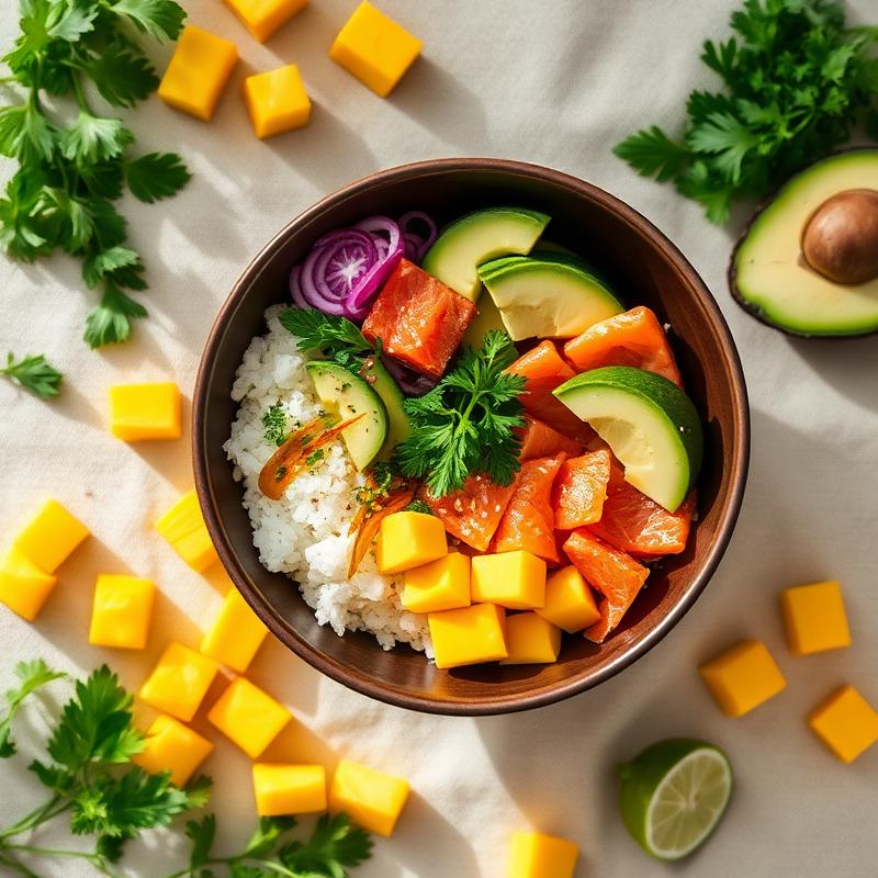 Poke bowl de Vital Bowl MTY en Monterrey 1